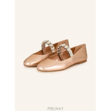 Casadei Casadei Ballet flats with decorative gems 100168748312000 TPCasadei Ballet flats with decorative gems 100168748312