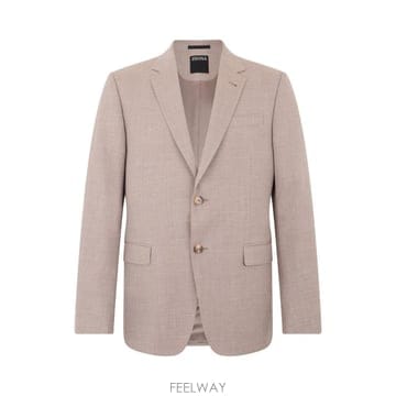 Zegna 26SS ZEGNA �̱� breasted �������� in a �� �� linen blend 28QCGN3507026SS ZEGNA �̱� breasted �������� in a �� �� linen ble