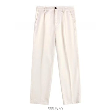 FAY 26SS FAY Ecru ��ư trousers with pleats MTM8152090TZEVC004 TP526SS FAY Ecru ��ư trousers with pleats MTM8152090TZEV