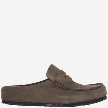 Birkenstock BIRKENSTOCK NAPLES   Suede sabot 1029712GRAY TP580890245BIRKENSTOCK NAPLES   Suede sabot 1029712GRAY TP5808902