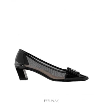 Roger Vivier 25SS ���� ��� decollete Belle Vivier ���� ��� in vernice e nylon25SS ���� ��� decollete Belle Vivier ���� ��� in