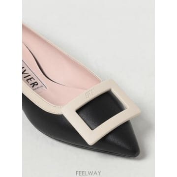 Roger Vivier 24SS ���� ��� Ballerine Gommettine bicolor in nappa ���� ��� RVW24SS ���� ��� Ballerine Gommettine bicolor in nappa
