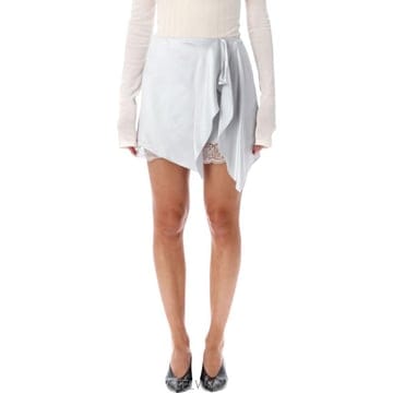 Acne 26FW ��ũ�� Studios ��ũ�� Studios tiered satin ��ĿƮ 26AAF0601AQH T26FW ��ũ�� Studios ��ũ�� Studios tiered satin ��ĿƮ