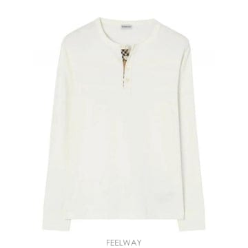 Burberry 26FW Burberry M Jwear Henley Chalk 8128299 TP58119658526FW Burberry M Jwear Henley Chalk 8128299 TP581196585