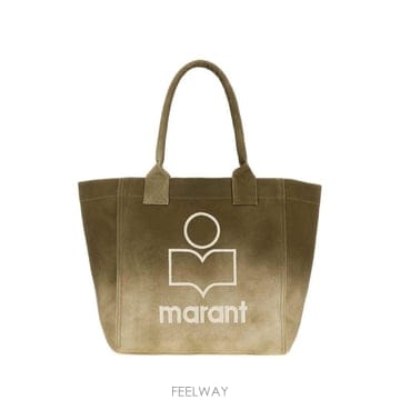26FW 이자벨마랑 Khaki canvas 스몰 Yenky shopping 백 PM0002FAD3X04M67
