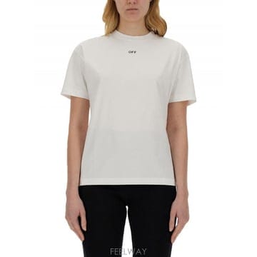Off White 24SS Off ȭ��Ʈ T ���� WITH �ΰ� OWAA089S24JER0090101 TP57797802424SS Off ȭ��Ʈ T ���� WITH �ΰ� OWAA089S24JER0090101 
