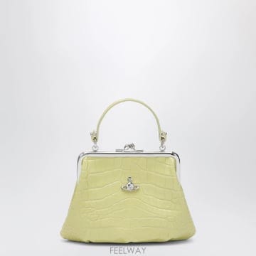 ViVienne westwood 26FW ���� ����Ʈ��� Granny Frame crocodile embossed ���� purse, lim26FW ���� ����Ʈ��� Granny Frame crocodile embossed