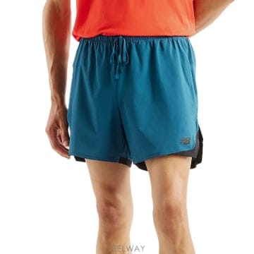 New Balance �� Balance PANTALONCINO UOMO RC ESSENTIAL 5 MB6180TASTSVERDE�� Balance PANTALONCINO UOMO RC ESSENTIAL 5 MB6180TAST