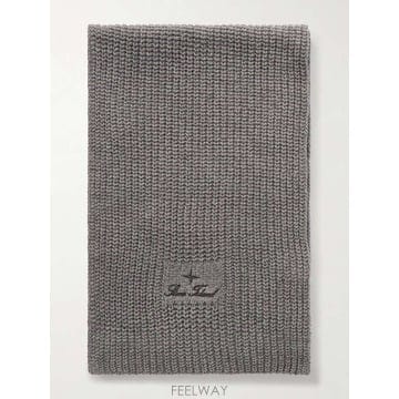 스톤 아일랜드 로고-엠브로이드 COTTONCHENILLE 스카프 L B0082284360