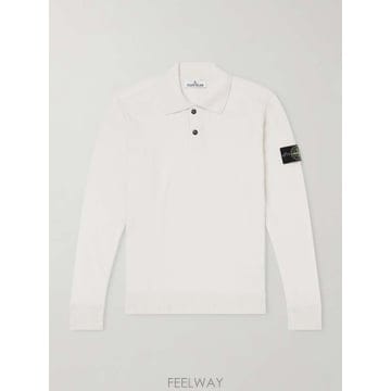 스톤 아일랜드 LOGOAPPLIQUED 버진 울 폴로 셔츠 L2S1 B0082284700