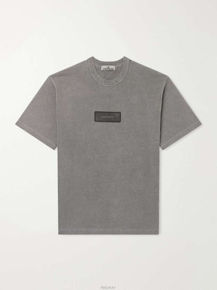 Stone Island ���� ���Ϸ��� �ΰ� ��ư-���� Ƽ���� L2S152100012S00T B0082284710���� ���Ϸ��� �ΰ� ��ư-���� Ƽ���� L2S152100012S00T B