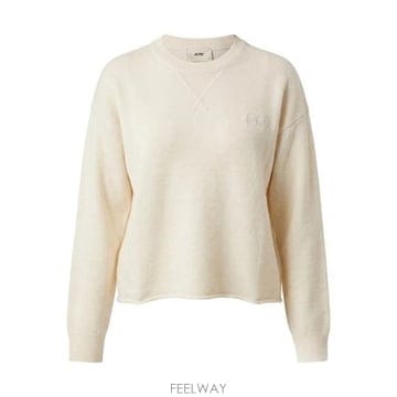 오트리 라운드 넥 스웨터 SEPW149S CREAM B0172284955