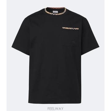 Burberry ������� ������ Burberry Check ��ư ���� Ƽ����������� ������ Burberry Check ��ư ���� Ƽ����