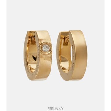 Toteme ������� ���� 18kt ��� ���̾Ƹ�� ���� �̾������� ���� 18kt ��� ���̾Ƹ�� ���� �̾