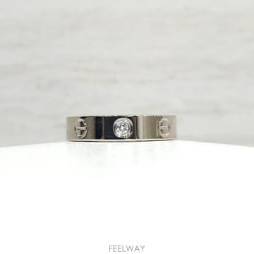 Cartier [������] ��쿡 ���� ��� �� ���̾Ƹ�� 1P 18K ȭ��Ʈ��� 49ȣ 4mm[������] ��쿡 ���� ��� �� ���̾Ƹ�� 1P 18K ȭ��