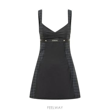 인더샵 AMIRI 아미리 블랙 롱 드레스