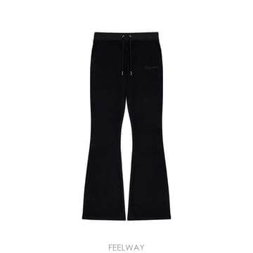 스포티앤리치 크리스탈 로고 장식 트랙팬츠
