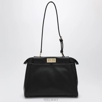 26 F/W 펜디 블랙 PEEKABOO 소프트 라지 백 8BN375B B0052284506
