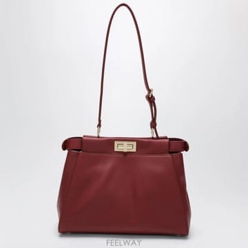 26 F/W 펜디 다크 레드 PEEKABOO 소프트 라지 백 8BN3 B0052284507