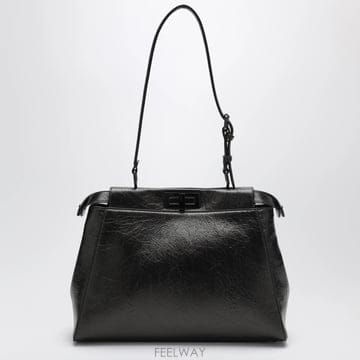 26 F/W 펜디 블랙 PEEKABOO 소프트 라지 백 8BN374B B0052284508