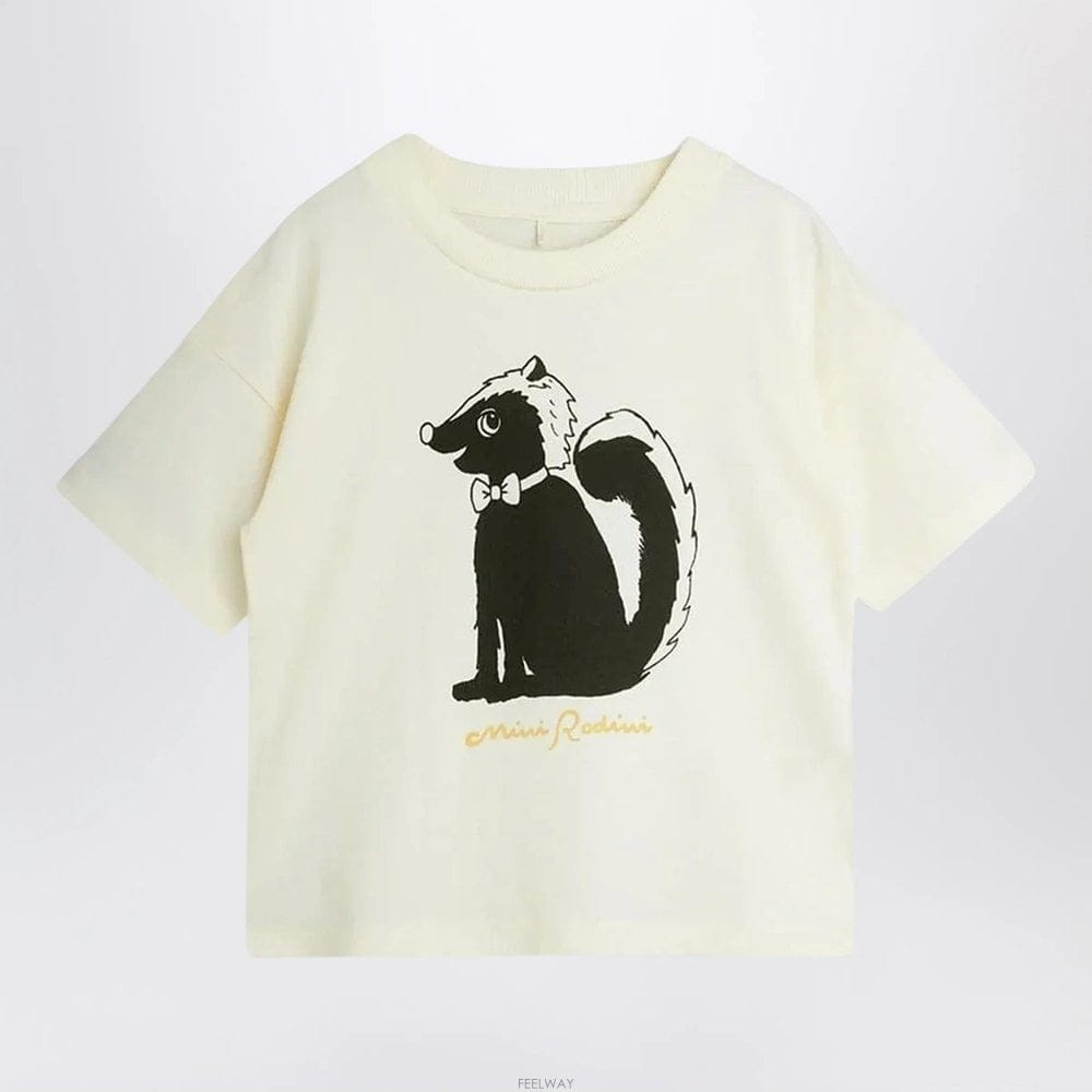 Mini Rodini 26 F/W �̴Ϸε�� ȭ��Ʈ ��ư Ƽ���� WITH SKUNK ����Ʈ B005228451326 F/W �̴Ϸε�� ȭ��Ʈ ��ư Ƽ���� WITH SKUNK ����Ʈ