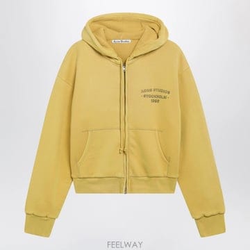 26 F/W 아크네 스튜디오 머스타드 옐로우 코튼 집업 후드 WITH B0052284518