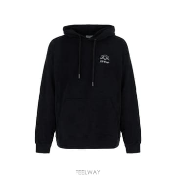 Off White 26 FW ����ȭ��Ʈ logo print drawstring hoodie 44MBB085F26FLE00V0026 FW ����ȭ��Ʈ logo print drawstring hoodie 44MBB085
