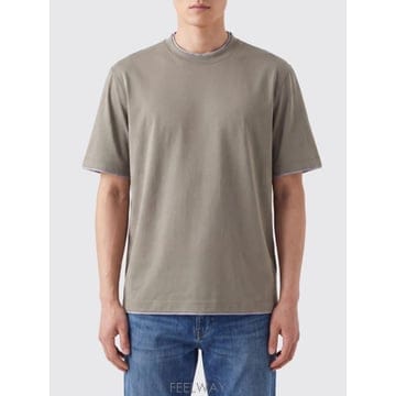 Brunello Cucinelli ���ڷ� ��ġ�ڸ� ���� Ƽ���� M0B137427 TP646758127���ڷ� ��ġ�ڸ� ���� Ƽ���� M0B137427 TP646758127