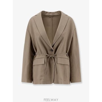 26 S/S 브루넬로 쿠치넬리 비스코스 & 린넨 블렌드 블레이저 MH B0652285181