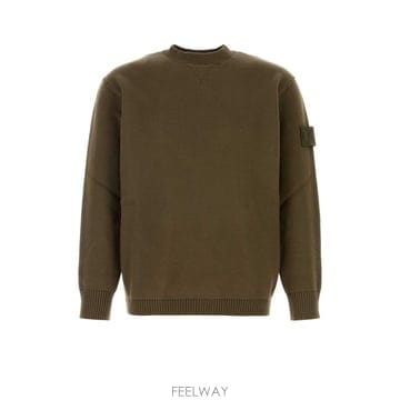스톤 아일랜드 크루 넥 밀리터리 그린 L2S155100037S00F B0442277886