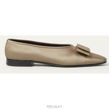 26 F/W 로로 피아나 HENNIE 보우 발레리나 사틴 FSW019 B0742192997