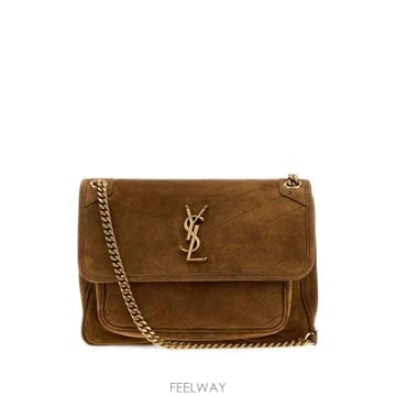 Saint Laurent 26FW ���ζ� ��Ű �̵�� �����̵� ����� 633184 1U807 2916 ORANGE CARAMEL CO26FW ���ζ� ��Ű �̵�� �����̵� ����� 633184 1U807 2