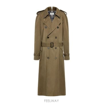 메종 마르지엘라 폴드 카라 트렌치 코트 S51AH0209M35241 B0192286586