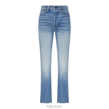 해외 로마배송 톰 포드 여성 워시드 데님 슬림 부츠컷 진 PAD126DEX243 UAW DENIM