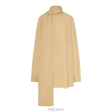 Toteme �ؿ� �θ���� ���� ���� �巹���� ��ī�� ����콺 263WRT0760FB0670 272 DESERT�ؿ� �θ���� ���� ���� �巹���� ��ī�� ����콺 263WR