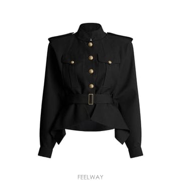 발망 수트 자켓 BLACK