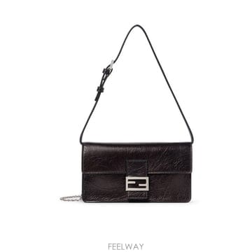 FENDI �ؿ� �θ���� ��� ���� �۾��� ���� ü�� ���� 8M0602B14M F0QA1 BLACK�ؿ� �θ���� ��� ���� �۾��� ���� ü�� ���� 8M0602B1