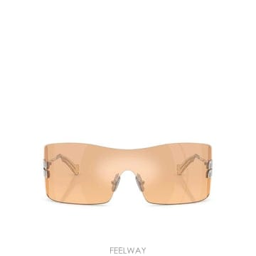 Miu Miu �ؿ� �θ���� �̿�̿� ���� ���� ���۶� 0MUB53S 1BC80Y SILVER�ؿ� �θ���� �̿�̿� ���� ���� ���۶� 0MUB53S 1BC8