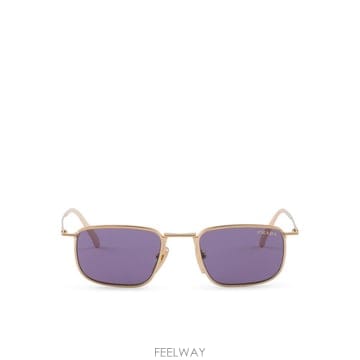 PRADA �ؿ� �θ���� ����� ���� �ΰ��� �ִ� ���۶� 0PRD52S 7OE70W BRASS�ؿ� �θ���� ����� ���� �ΰ��� �ִ� ���۶� 0PRD52S