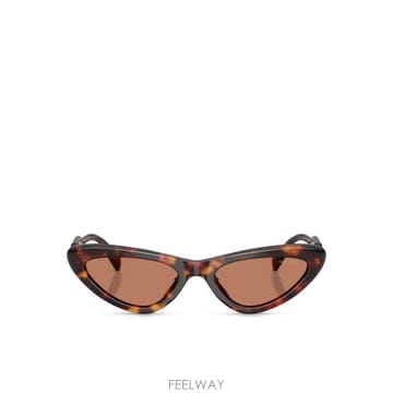 Miu Miu �ؿ� �θ���� �̿�̿� ���� �̿�̿� ���۶� ���̿��� �÷��� 0MUB11SU 27L90Q HAVANA�ؿ� �θ���� �̿�̿� ���� �̿�̿� ���۶� ���̿���