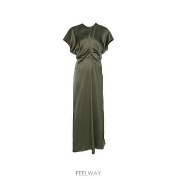 Toteme �׶�����Ÿ �ؿ� ���� ���� SLOUCH WAIST �յ巹�� ���ǽ� 241WRD1103FB0020136�׶�����Ÿ �ؿ� ���� ���� SLOUCH WAIST �յ巹�� ���ǽ�