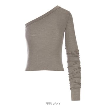 Rick Owens �ؿ� �θ���� �� ������ ���� ZIGGY T ����� ��Ҹ� ���� ž RP02F5261RJSW 34 DUST�ؿ� �θ���� �� ������ ���� ZIGGY T ����� ��Ҹ� ��