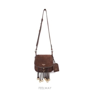 PRADA �ؿ� �θ���� ����� ���� ����� �ڸ����� �̴� �����̵� ����� 1BD412VOOU2C4S F0003 MOR�ؿ� �θ���� ����� ���� ����� �ڸ����� �̴� ������