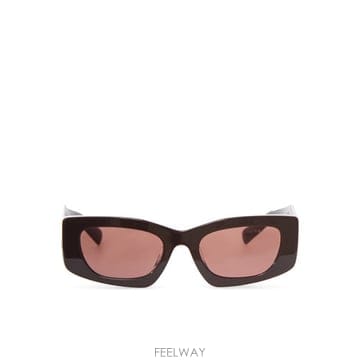 PRADA �ؿ� �θ���� ����� ���� �ﰢ�� �ΰ��� �ִ� ���۶� 0PRD03SD 27I80W CIGAR�ؿ� �θ���� ����� ���� �ﰢ�� �ΰ��� �ִ� ���۶� 