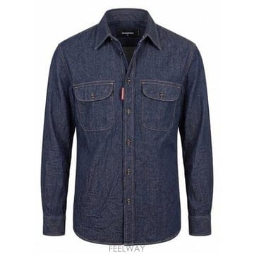 디스퀘어드2 캐내디언 빈티지 셔츠 S71DM0857D30049 47 B0172288186