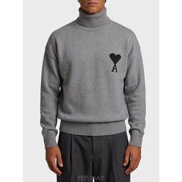 26 F/W 아미 아미 드 꾀흐 터틀넥 스웨터 UKS839018A27 B0022288127