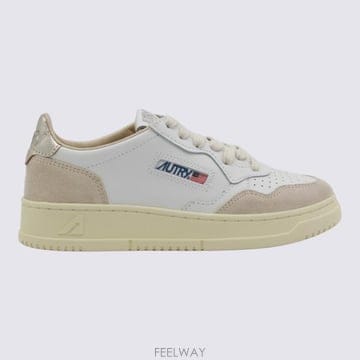 AUTRY 26FW ��Ʈ�� �޴޸���Ʈ �ο� ���� ����Ŀ�� AULW LS75 LEAT SUEDE WHITE GOLD26FW ��Ʈ�� �޴޸���Ʈ �ο� ���� ����Ŀ�� AULW LS75 LE