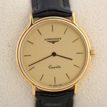 론진 그랜드 클래식 Grand Classic 샴페인 다이얼 쿼츠 7097