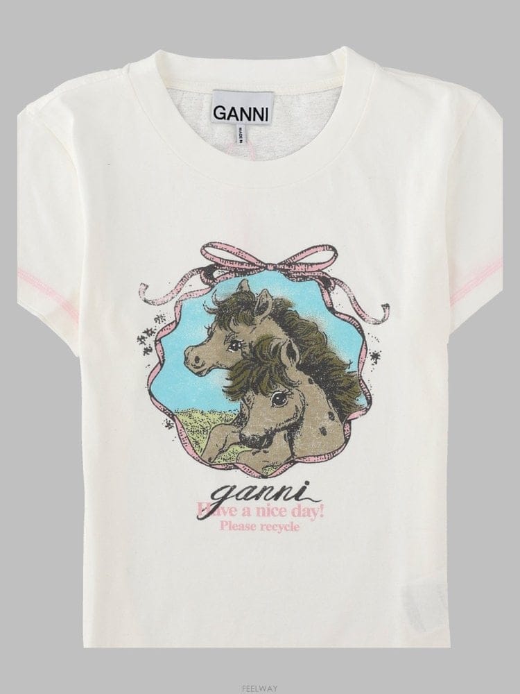 GANNI 26 F/W ���� SHORTSLEEVEDTSHIRTS A1050220 B004227155226 F/W ���� SHORTSLEEVEDTSHIRTS A1050220 B0042271552