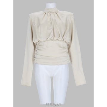26 F/W 로테이트 탑 ARRICCIATO A MANICA LUNG B0042283260